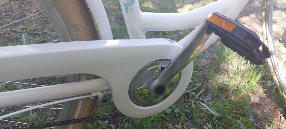 Rower miejski Unibike Viva 3, 26" biały