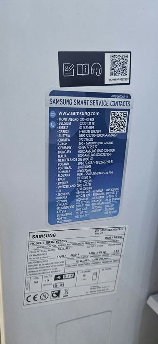 Frigorífico Combinado Samsung Inox 360 (Classe C) - Como Novo