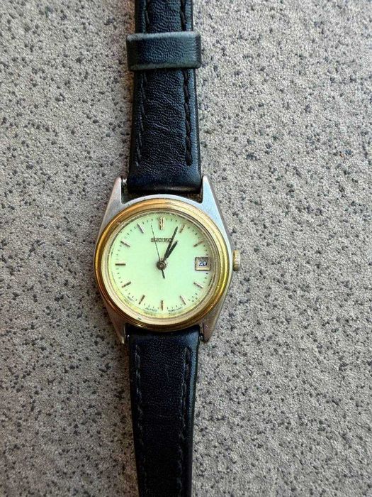 Наручные часы женские Seiko 7N82-0399 винтажные позолоченные
