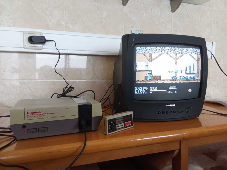 2 game boy classic 1989 e uma nintendo nes mais tv