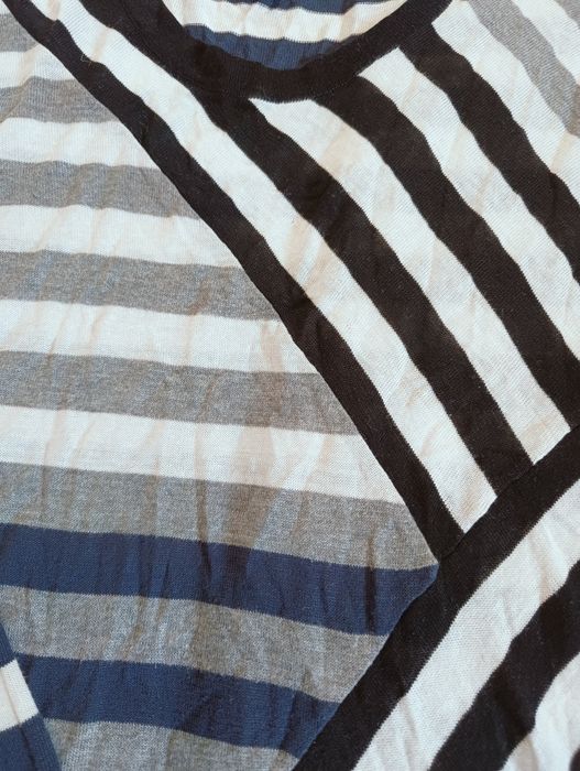 Sweter w paski tunika