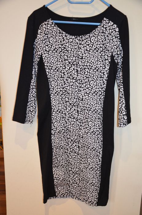 Sukienka w panterkę MOHITO rozmiar S STAN IDEALNY!