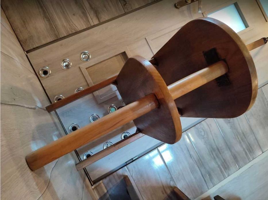 Lampa podłogowa,stojąca,art deco,drewniana