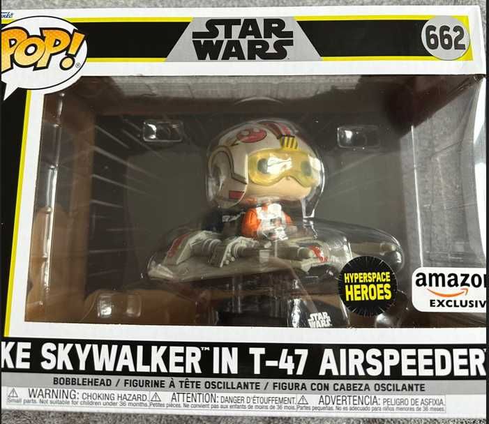 Funko POP! Rides: Star Wars Luke In T-47 Airspeeder #662 Р:26*20*18 см