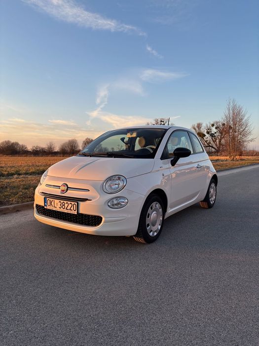 Fiat 500 Salon Polska, przebieg tylko 20250km. Bezwypadkowy.