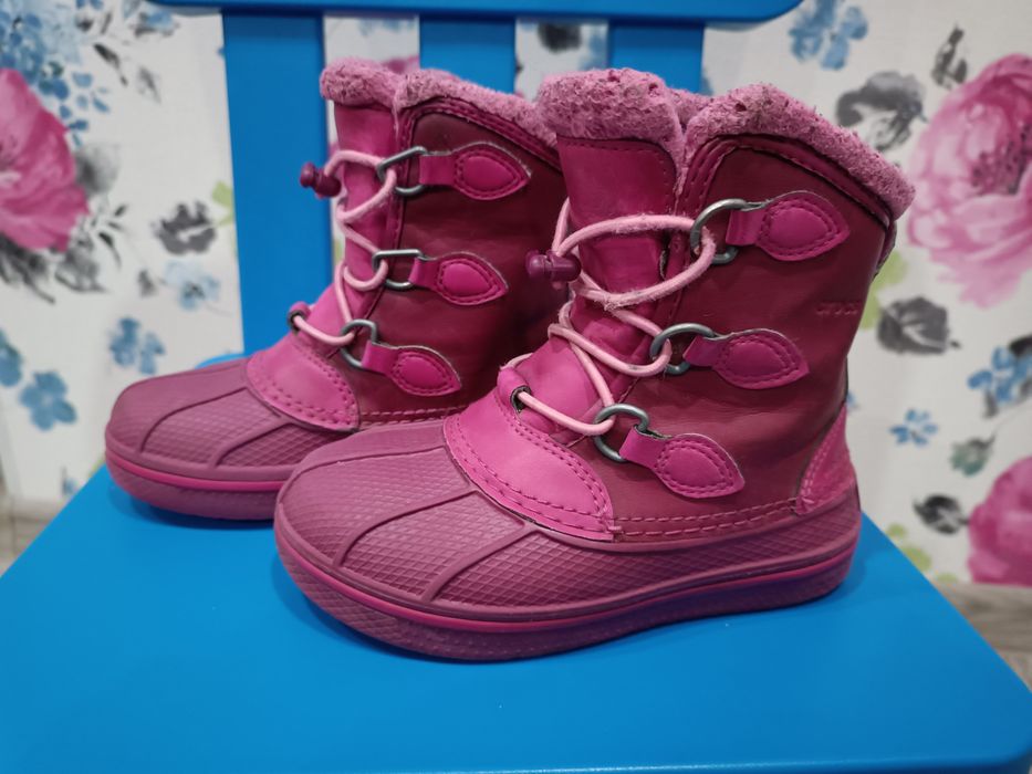 Зимові термо чобітки фірми Crocs, c9. (15см)