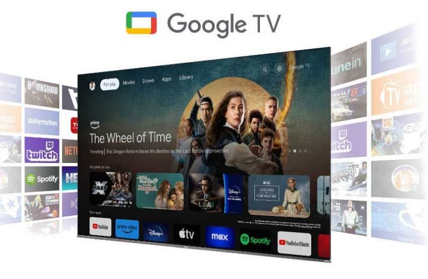 Telewizor QLED TCL 55C655 Pro 55 cali 4K UHD Smart TV: Google TV