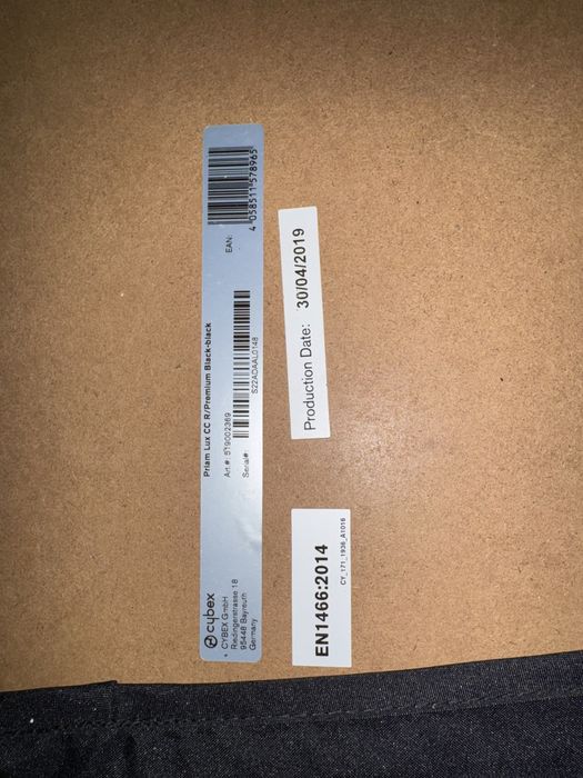 Gondola Cybex Priam lux CC Premium Black