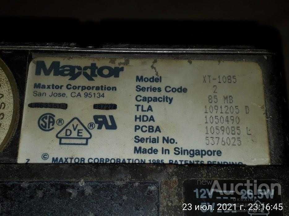 Жесткий диск MAXTOR XT-1085