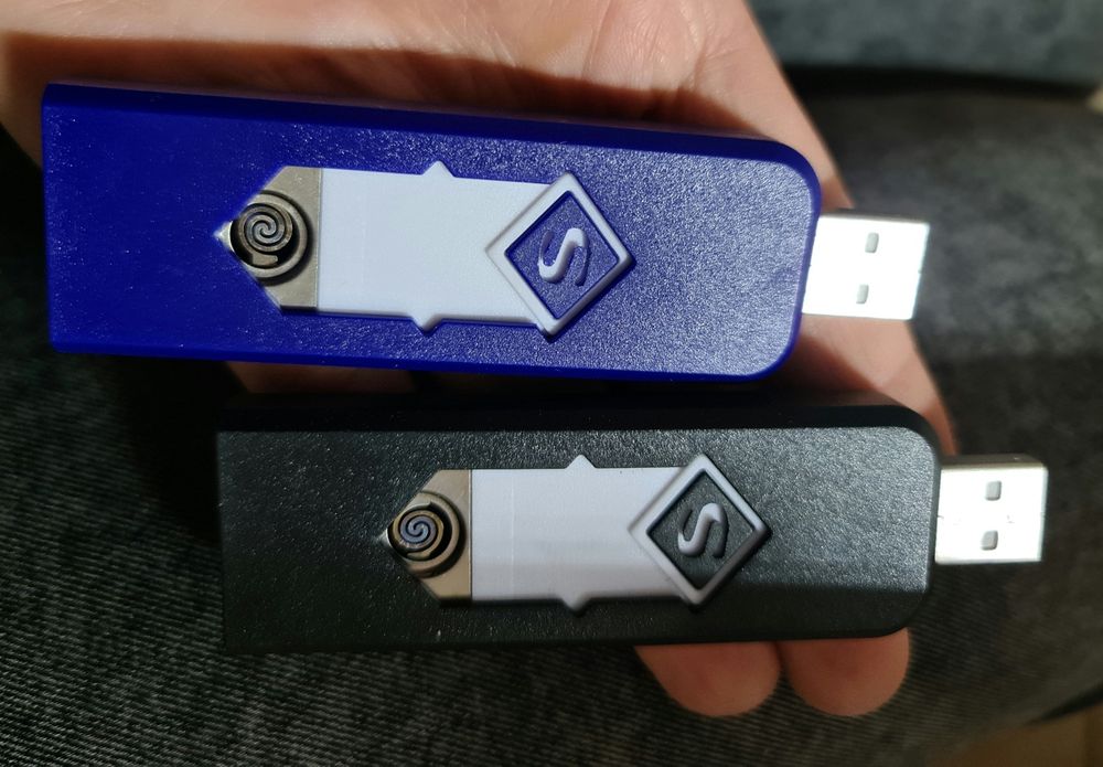 Спіральна електро USB запальничка