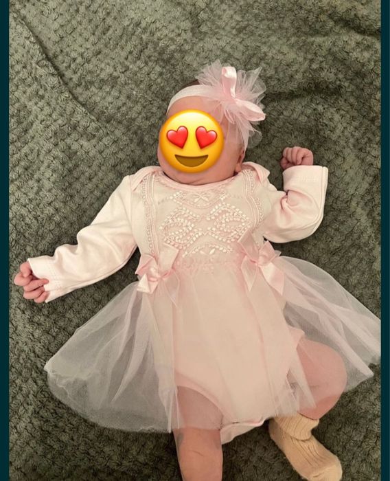 Сукня боді для дівчинки 1-3 місяця