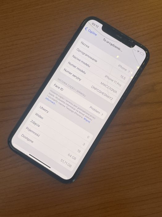 Iphone 11 pro na IOS 15.5