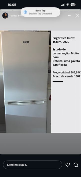 Geladeira KUNFT  2 portas