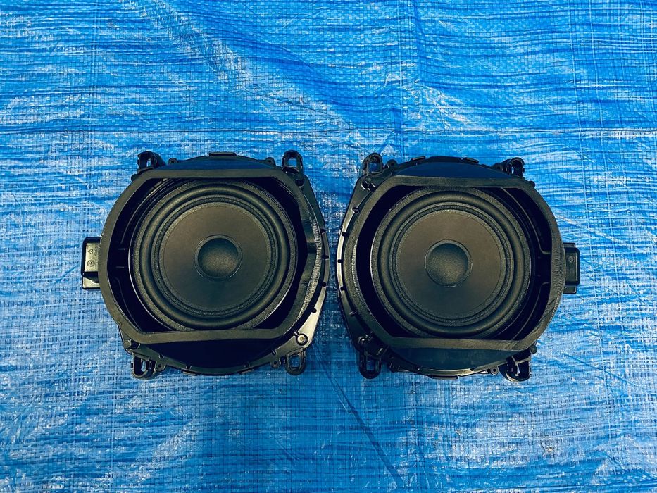 KOMPLET GŁOŚNIKÓW GŁOŚNIK NISKOTONOWY GŁOŚNIKI NAGŁOŚNIENIE SUBWOOFER LEWY PRAWY BMW X5 E70 X6 E71 LIFT LCI ; 9218694 ORYGINAŁ