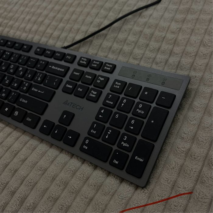 Клавіатура дротова A4tech KV-300 H USB (Grey+Black)