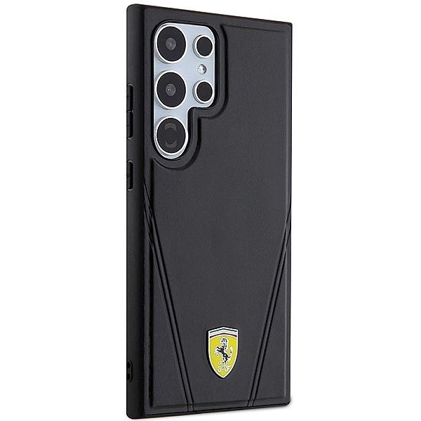 Etui Ferrari Hot Stamp V Lines MagSafe na Samsung Galaxy S24 Ultra - c