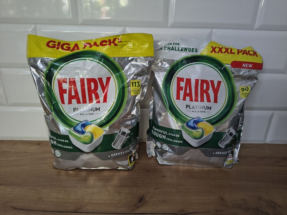 Kapsułki do zmywarki fairy Platinum all on one 113 szt