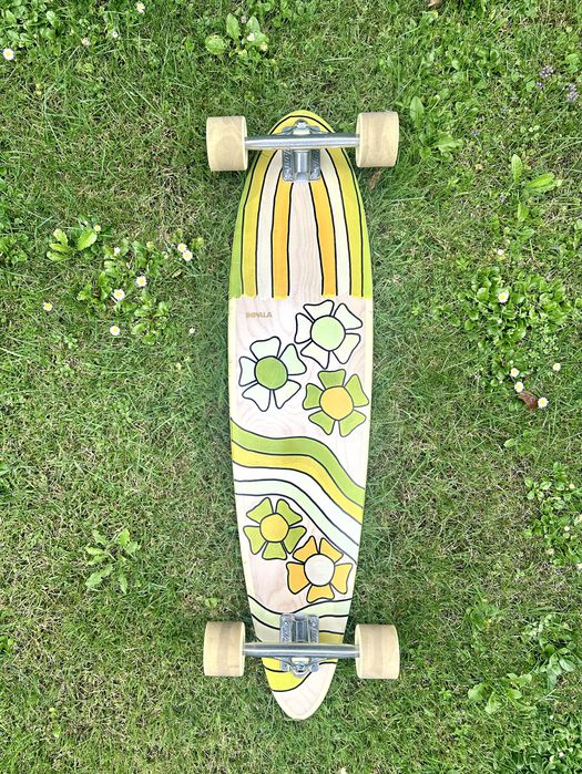 Impala Jupiter Longboard 37” Birdy Floral drewniany