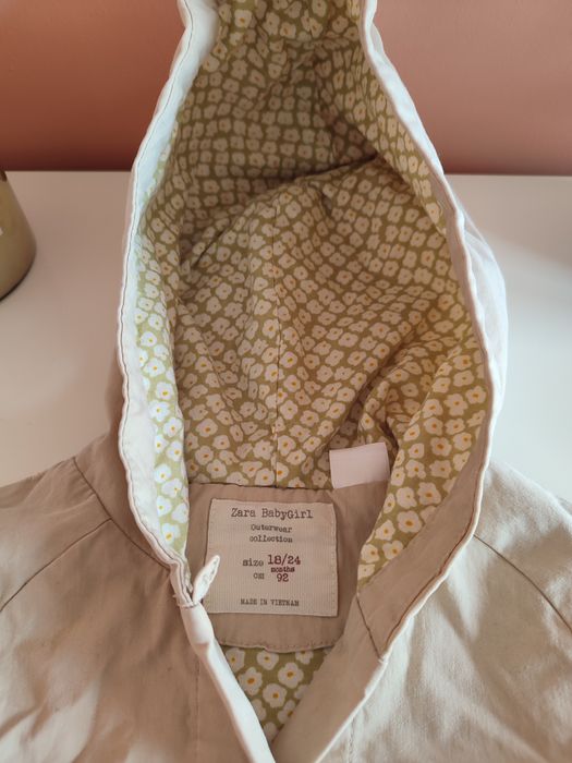 Kurtka dziewczęca zara 92