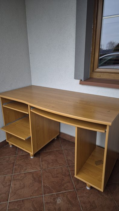 Biurko komputerowe ladne BRW olcha
