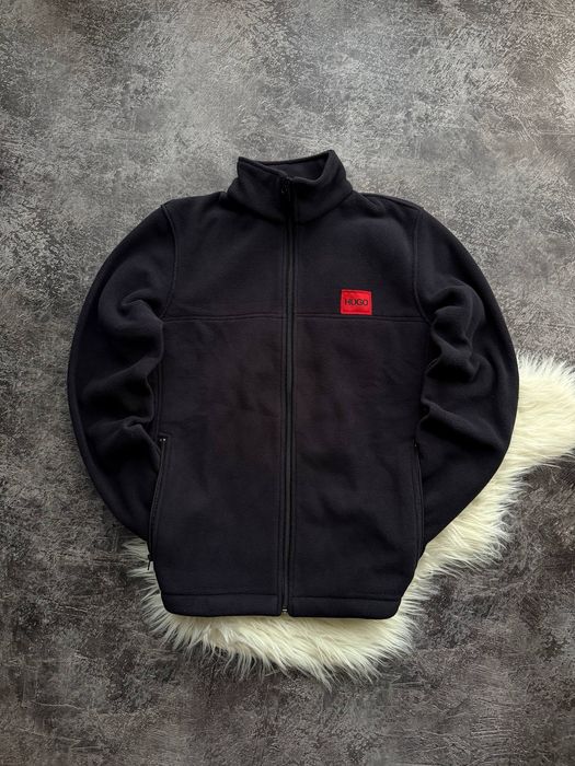 Зіп-Кофта Hugo Fleece  | Чоловіча Фліска | Чорна, Синя, Графіт | M–3XL