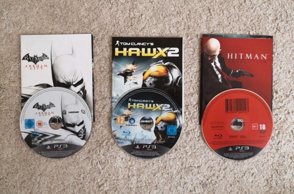 Conjunto de 10 jogos com manuais para PS3 (sem caixas)
