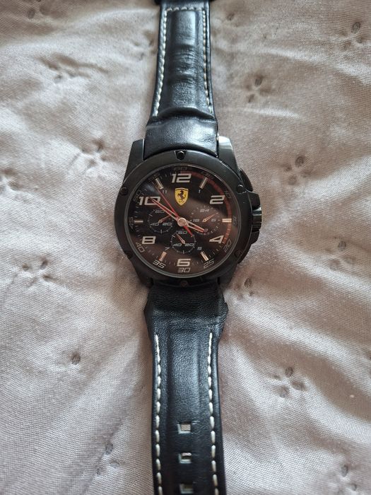 Zegarek męski, stalowy Ferrari
