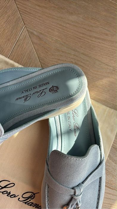 Klapki loro piana  baby blue