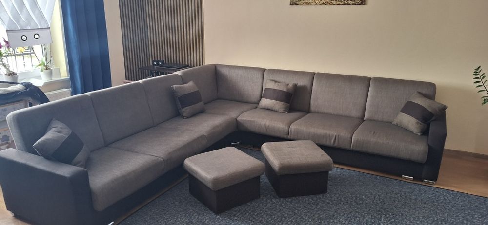 Narożnik 3.05 na 3,05 z funkcją spania