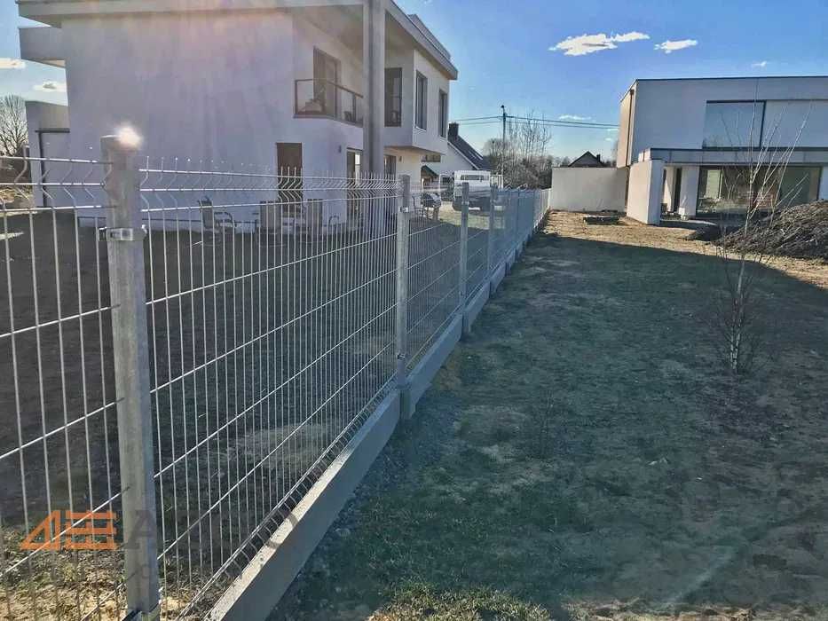 Najtańszy słupek 60x40x1,2 2mm do paneli ogrodowych ogrodzeń 3D ocynk