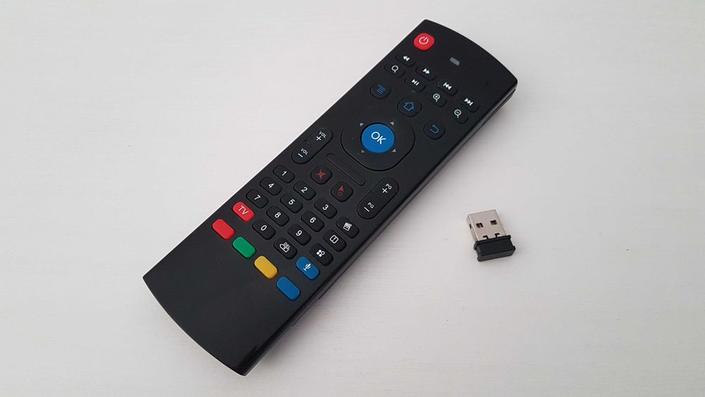 Comando Air Mouse Teclado Traseiro