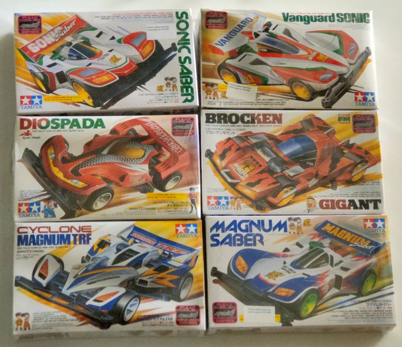 Carro Mini4WD Let's & Go Tamiya (8 Euros cada se comprar os 6)