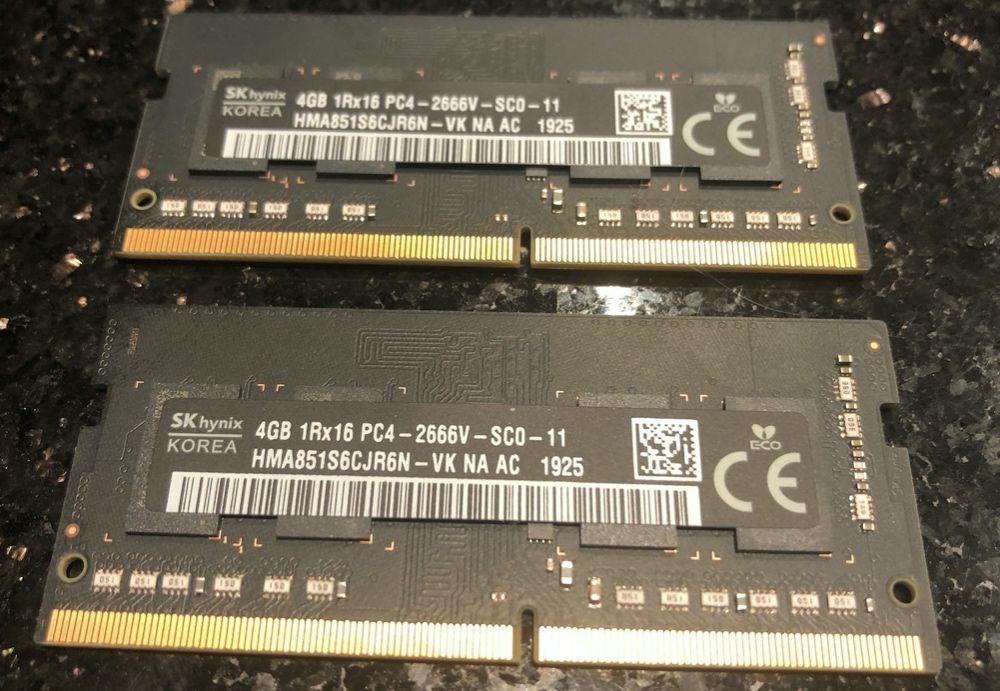 Apple Hynix Ram 8GB DDR4 2666 2x4GB iMac 2020 - 2019 Mini 2018