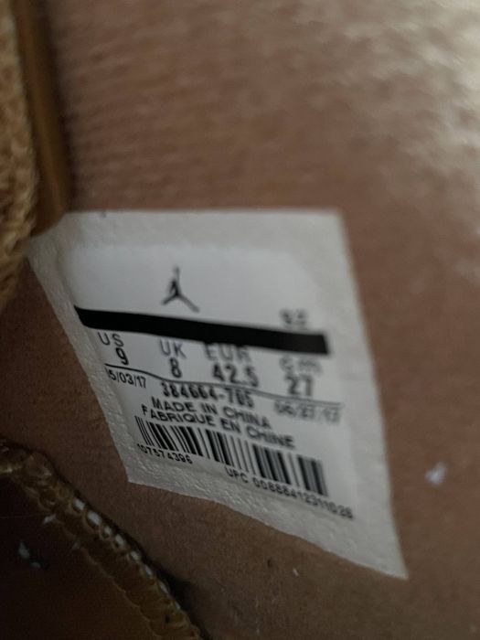 Nike Air Jordan 6 retro modelo Wheat  tam. 42,5 como novas original