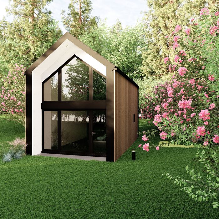 Domek modułowy całoroczny, prefabrykowany, mieszkalny, rekreacyjny