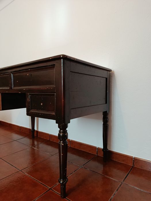 Secretária / Consola Antiga em Madeira