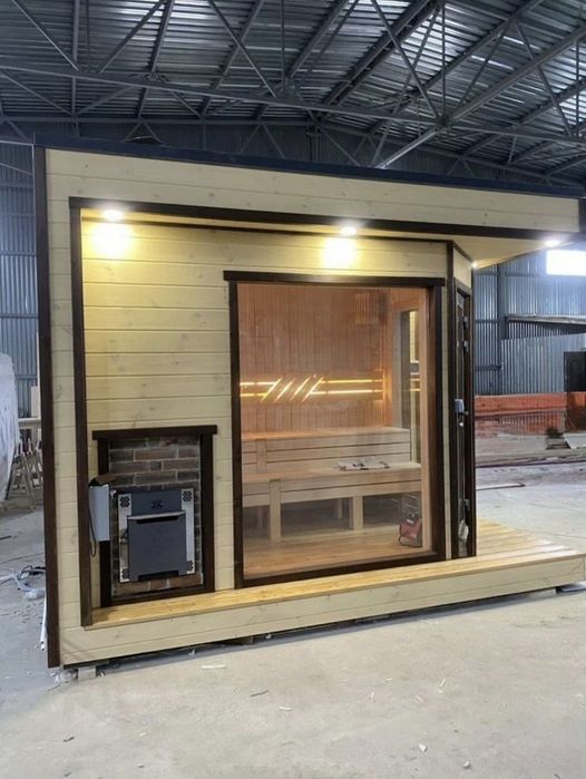 Баня,сауна парная модульная 3.5*2.00