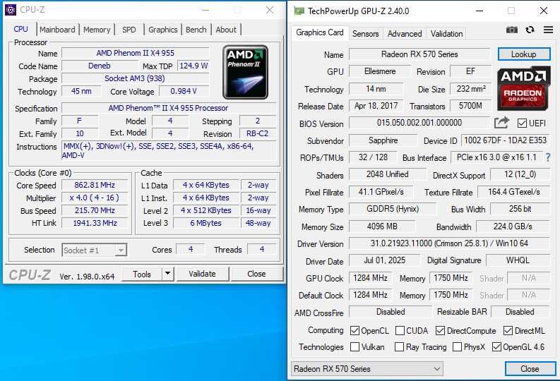 Komputer stacjonarny RX 570