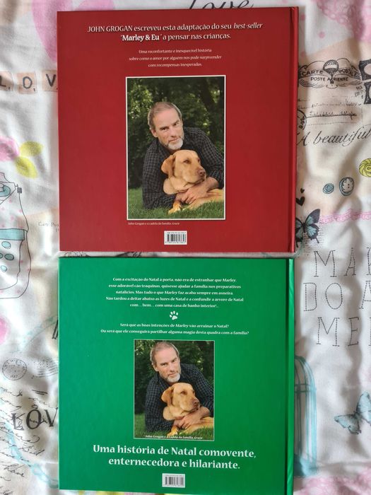 2 livros da coleção juvenil "Marley" de John Grogan
