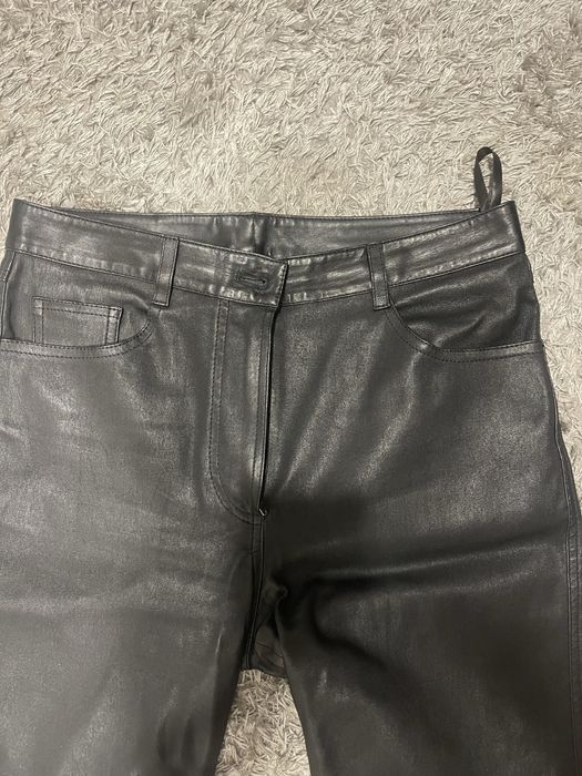 Продам брюки женские кожа Massimo dutti