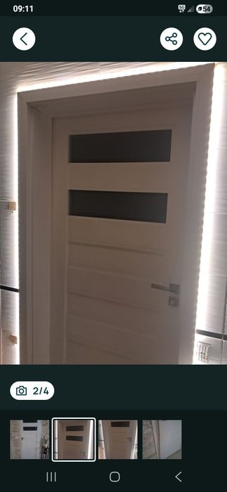 Drzwi 3szt wewnętrzne 2szt  przsuwne  L i P - 94,5cm/203cm