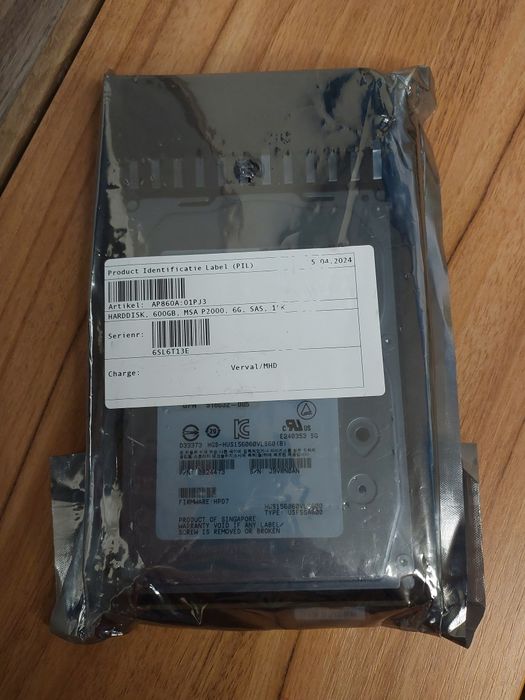 Жесткий диск SAS HP AP860A 600GB MSA P2000 6G 15K 3.5" NEW