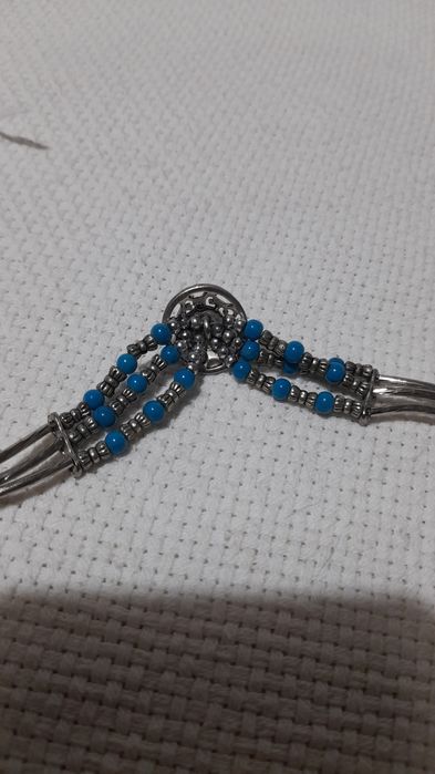Pulseira estilo tribal azul