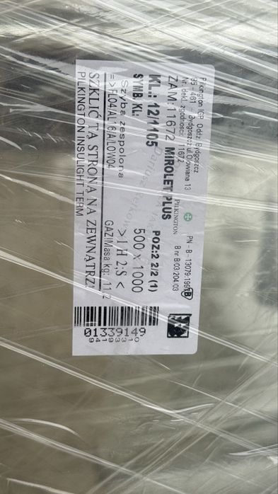 Okno PCV 110cm x 60cm