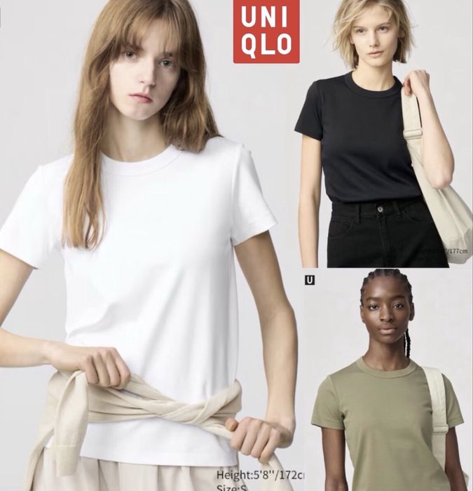 футболка базова uniqlo