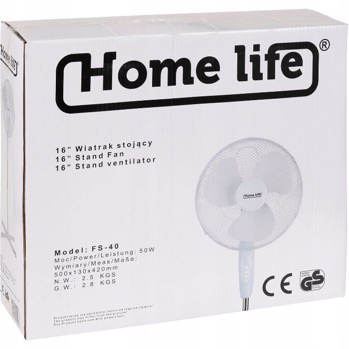 Wentylator podłogowy 43cm/50W/130cm nowy,Szczecin!!!OD ręki!