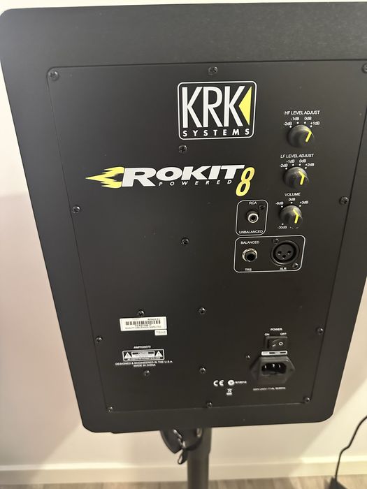 2x monitory studyjne KRK Rokit 8 3gen