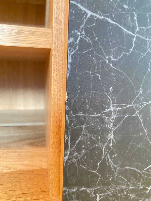 Szafka RTV, Lity Dąb, Spiek Kwarcowy, Loftowy Styl