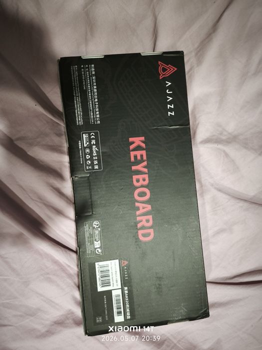 Ajazz ak820 x nacodex blue swith hot swap