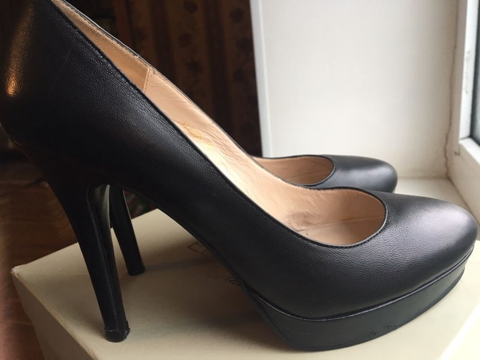 Туфли черевики кожаные